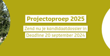 Projectoproep Publieke Ruimte 2025 nu open!